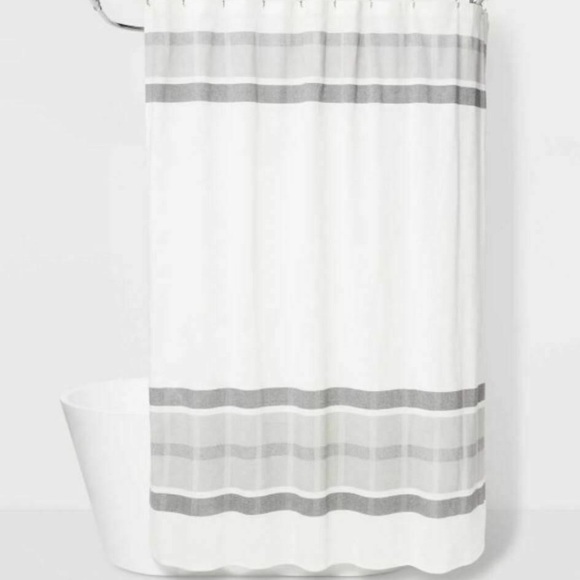 Project 62 Bath Project 62 Shower Curtains Gray And White New